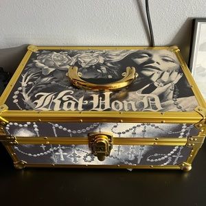 Kat Von D gold train case